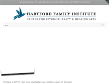 Tablet Screenshot of hartfordfamilyinstitute.com